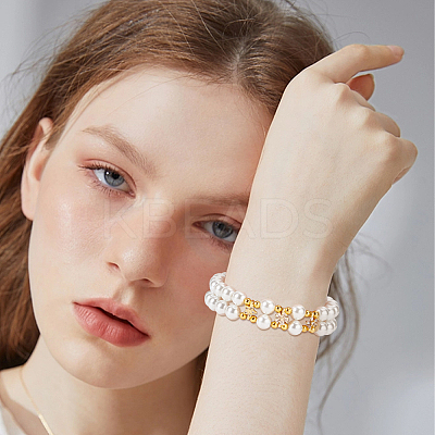 20Pcs 5 Style Rack Plating Brass Pave Clear Cubic Zirconia Flower Slide Charms KK-BC0012-86-1