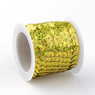 Eco-Friendly Plastic Paillette Beads PVC-Q092-6mm-A20-1