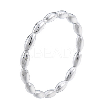 Non-Tarnish 201 Stainless Steel Rice Wrap Finger Ring for Men Women RJEW-N038-132P-1