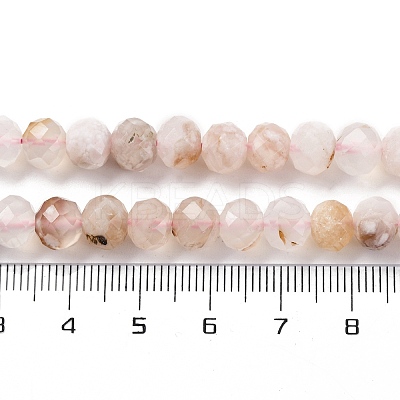 Natural Cherry Blossom Agate Beads Strands G-K380-A43-01-1