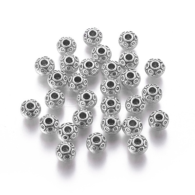 Tibetan Silver Spacer Beads LF0713Y-1