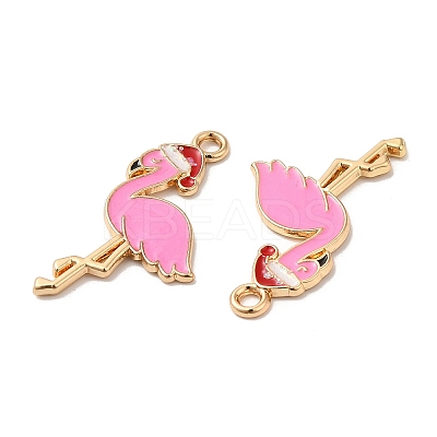 Christmas Alloy Enamel Pendants ENAM-K069-21D-G-1