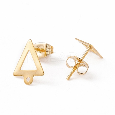201 Stainless Steel Stud Earring Findings EJEW-A071-19G-1