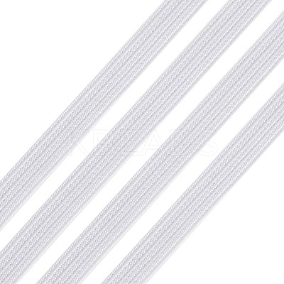 1/4 inch Flat Braided Elastic Rope Cord EC-R030-6mm-01-1