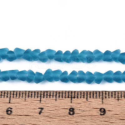 Frosted Transparent Glass Beads Strands LS-GLAA-N016-4mm-28-1