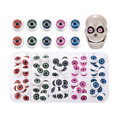 Craft Plastic Doll Eyes DIY-PH0019-63-1