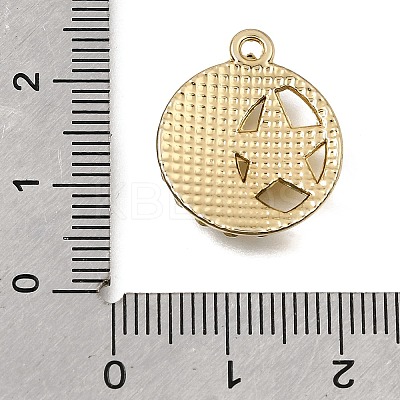 UV Plating Alloy Crystal Rhinestone Pendants RB-CBAD37D-06G-1
