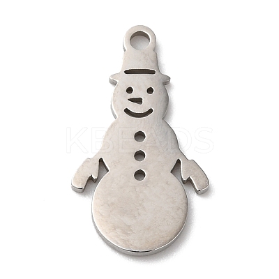 Non-Tarnish Christmas 201 Stainless Steel Pendants LS-STAS-D053-01P-1
