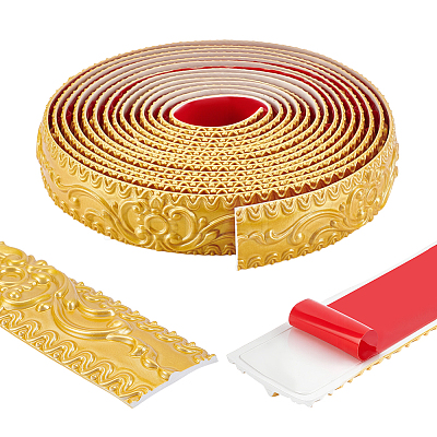 PVC Self-Adhesive Flexible Molding Trim DIY-WH0671-202-1