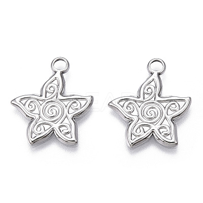 Non-Tarnish 304 Stainless Steel Pendants LS-STAS-T063-199P-1