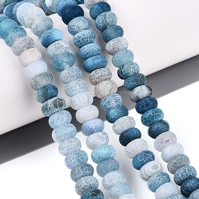 Natural Weathered Agate Beads Strands G-N357-13A-01-1