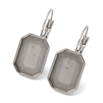 304 Stainless Steel Leverback Earring Finding STAS-C117-12A-P-1