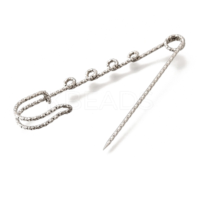 304 Stainless Steel Safety Pins Brooch Findings STAS-K252-11C-P-1