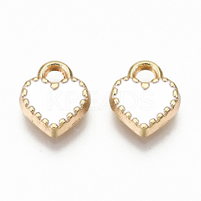 Alloy Enamel Charms X-ENAM-S126-015A-RS-1