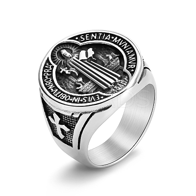 304 Stainless Steel Finger Rings PW-WG29B81-01-1