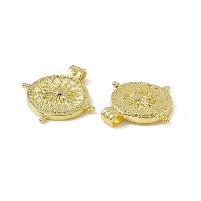 Rack Plating Brass Pendants KK-C007-25G-1