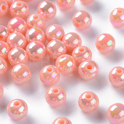 Opaque Acrylic Beads X-MACR-S370-D8mm-A12-1