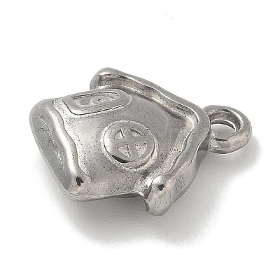 Anti-Tarnish 304 Stainless Steel Pendants STAS-Q334-11P-1