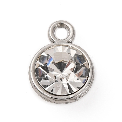 Alloy Rhinestone Pendants PALLOY-R162-15P-02-1