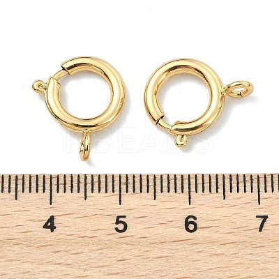 SHEGRACE Brass Spring Ring Clasps XGRPCN048-223G-1