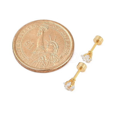 Star Glass Ear Fake Plugs EJEW-H105-23G-B-1