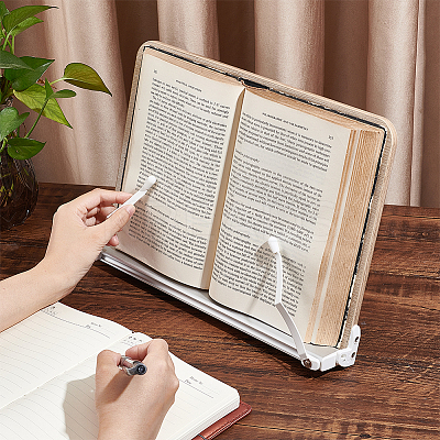 Wood Book Stand AJEW-WH0413-97B-1