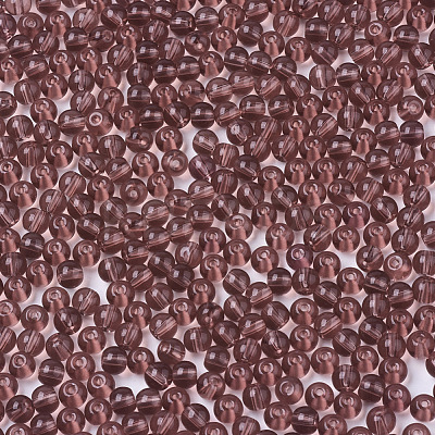 6/0 Transparent Glass Seed Beads SEED-S040-09A-02-1