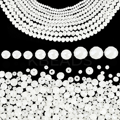 9 Strands 3 Style Electroplate Glass Beads Strands EGLA-PH0001-29-1