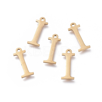 Ion Plating(IP) 304 Stainless Steel Charms STAS-K215-03G-1