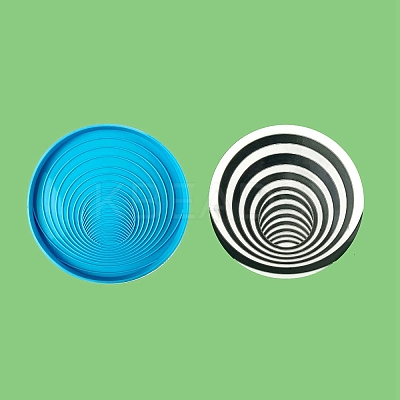 DIY Vision Trap Coaster Silicone Molds DIY-F097-01-1
