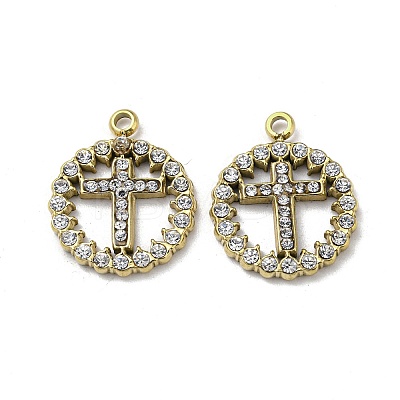 304 Stainless Steel Pendants STAS-L022-047G-1
