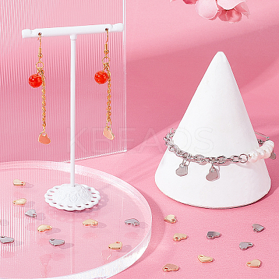 100Pcs 2 Colors 304 Stainless Steel Charms STAS-UN0032-96-1