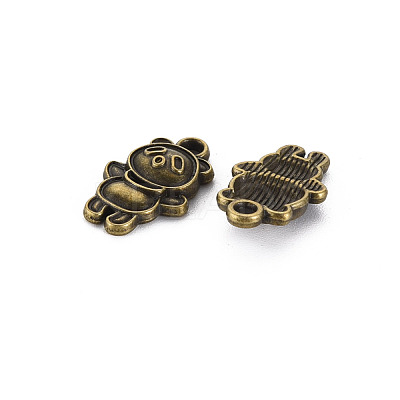 Tibetan Style Alloy Pendant Enamel Settings PALLOY-N160-51AB-1