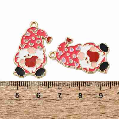 Independence Day Christmas Alloy Enamel Pendants ENAM-V002-02I-G-1
