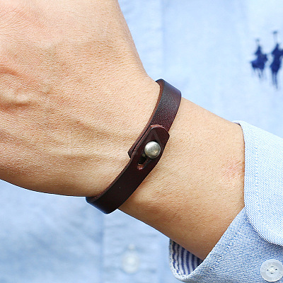 Punk Retro Ethnic Style Handmade Leather Bracelet Couple Literary Hand Strap Men ST7867175-1