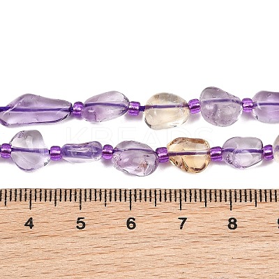 Natural Ametrine Beads Strands GG-CBA3A44-C03-01-1