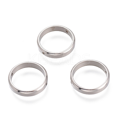 Tarnish Resistant 201 Stainless Steel Bead Frames STAS-O130-06P-1