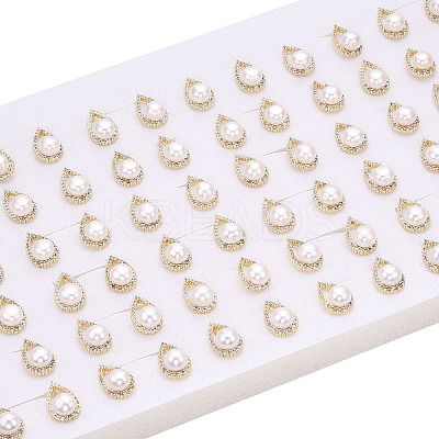 Natural Pearl Stud Earrings PEAR-N020-06N-1