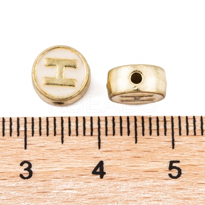 (Defective Closeout Sale: Enamel Yellowing) Alloy Enamel Beads ENAM-XCP0001-43-1