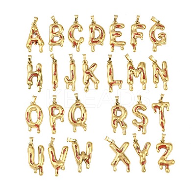 304 Stainless Steel Enamel Pendants STAS-Z174-01G-1
