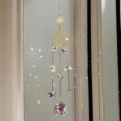 1Pc Brass Big Pendant Decorations HJEW-LP0002-88-1