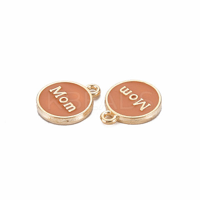 Mother's Day Alloy Enamel Charms ENAM-T016-11F-RS-1