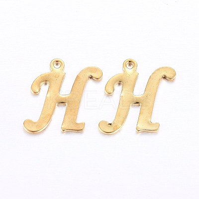 201 Stainless Steel Pendants STAS-O098-03G-H-1