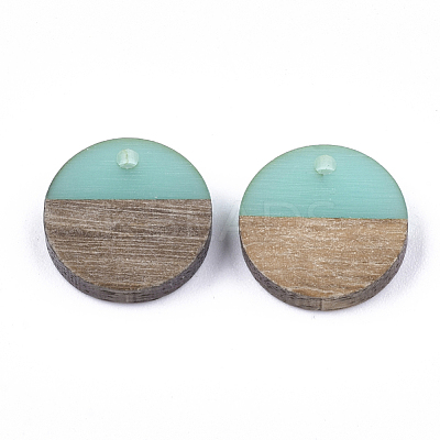 Resin & Walnut Wood Pendants RESI-S358-02E-03-1