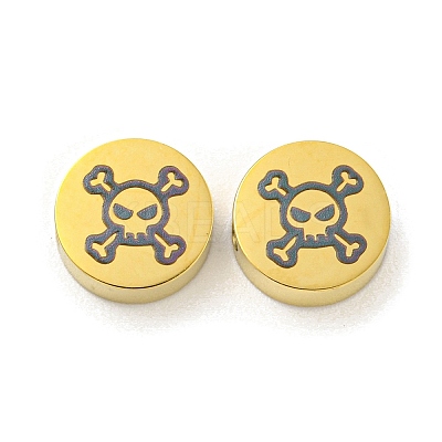 Halloween Theme 304 Stainless Steel Beads STAS-M069-01T-G-1