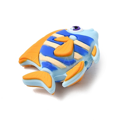 Marine Theme Silicone Beads SIL-D013-01A-1