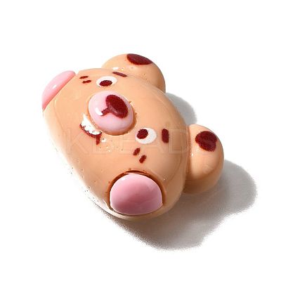 Opaque Animal Resin Cabochons LS-CRES-D277-05-1