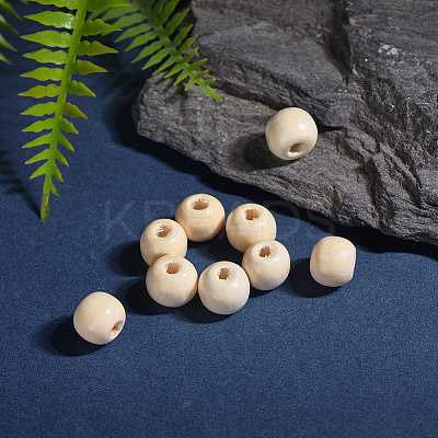 Natural Wood Beads TB16mmY-8-1