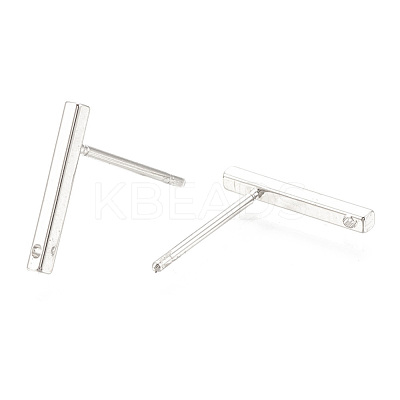 Brass Stud Earring Findings X-KK-S345-252P-1