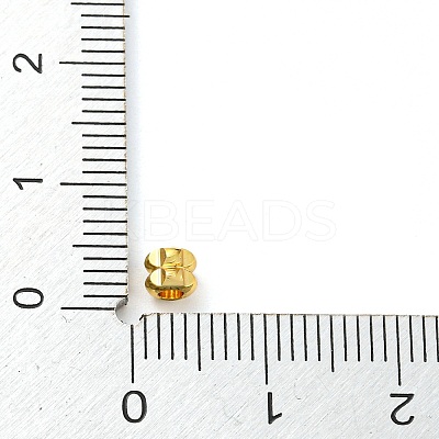 Rack Plating Brass Beads KK-A196-03G-1